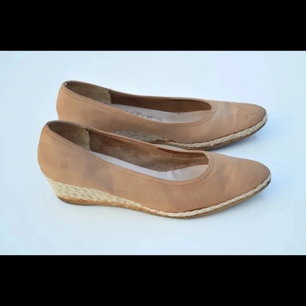 Salvatore Ferragamo low wedges